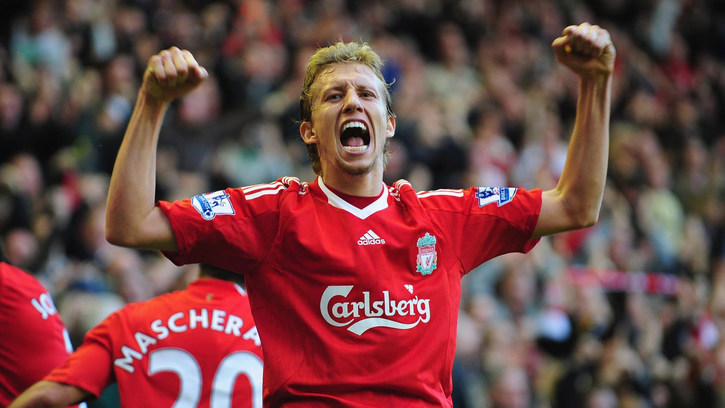Lucas Leiva em sua trajetória no Liverpool